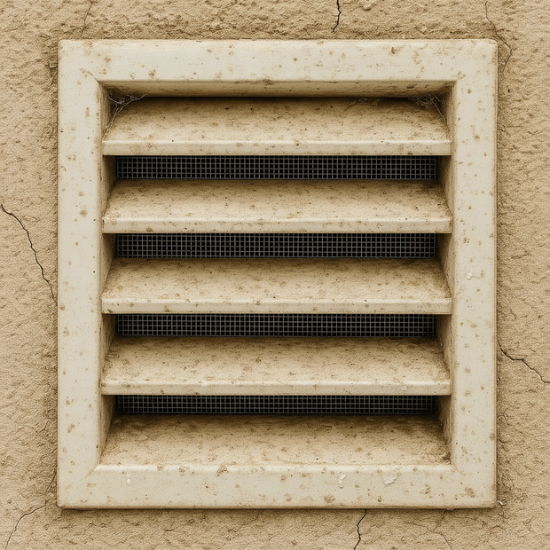 La même grille avec une maille métallique fine posée derrière